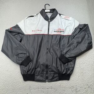 VINTAGE Dale Earnhardt Jacket Mens XL Black Gray‎ Goodwrench Racing NASCAR 90s